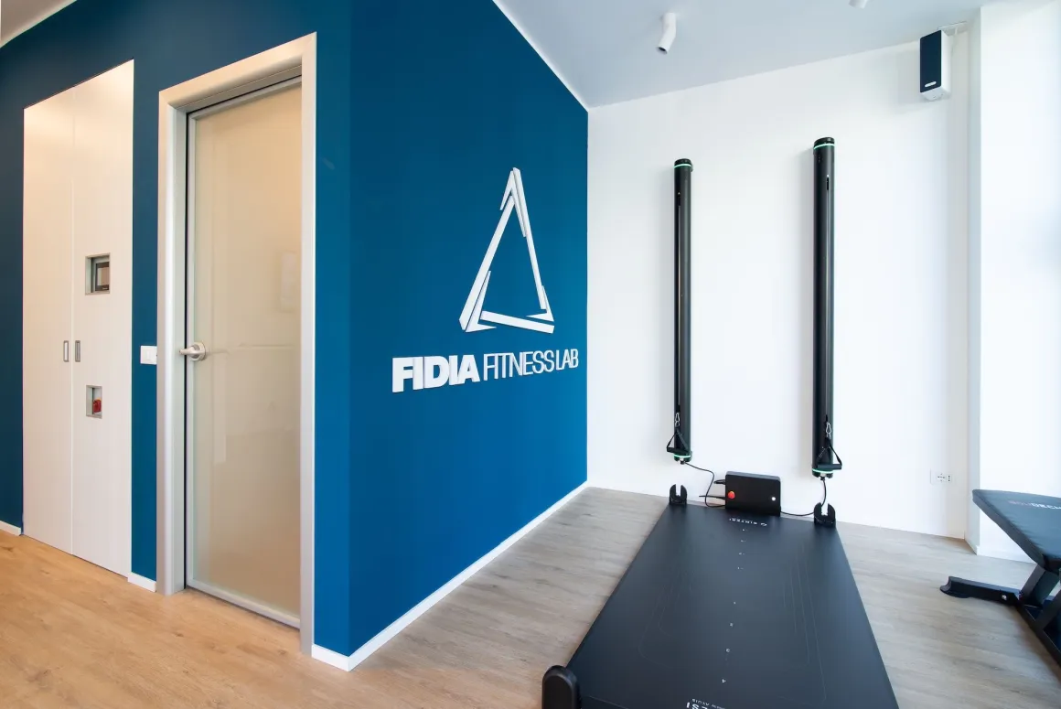 Fidia — Fitness Lab: progetto architettonico e marchio del centro