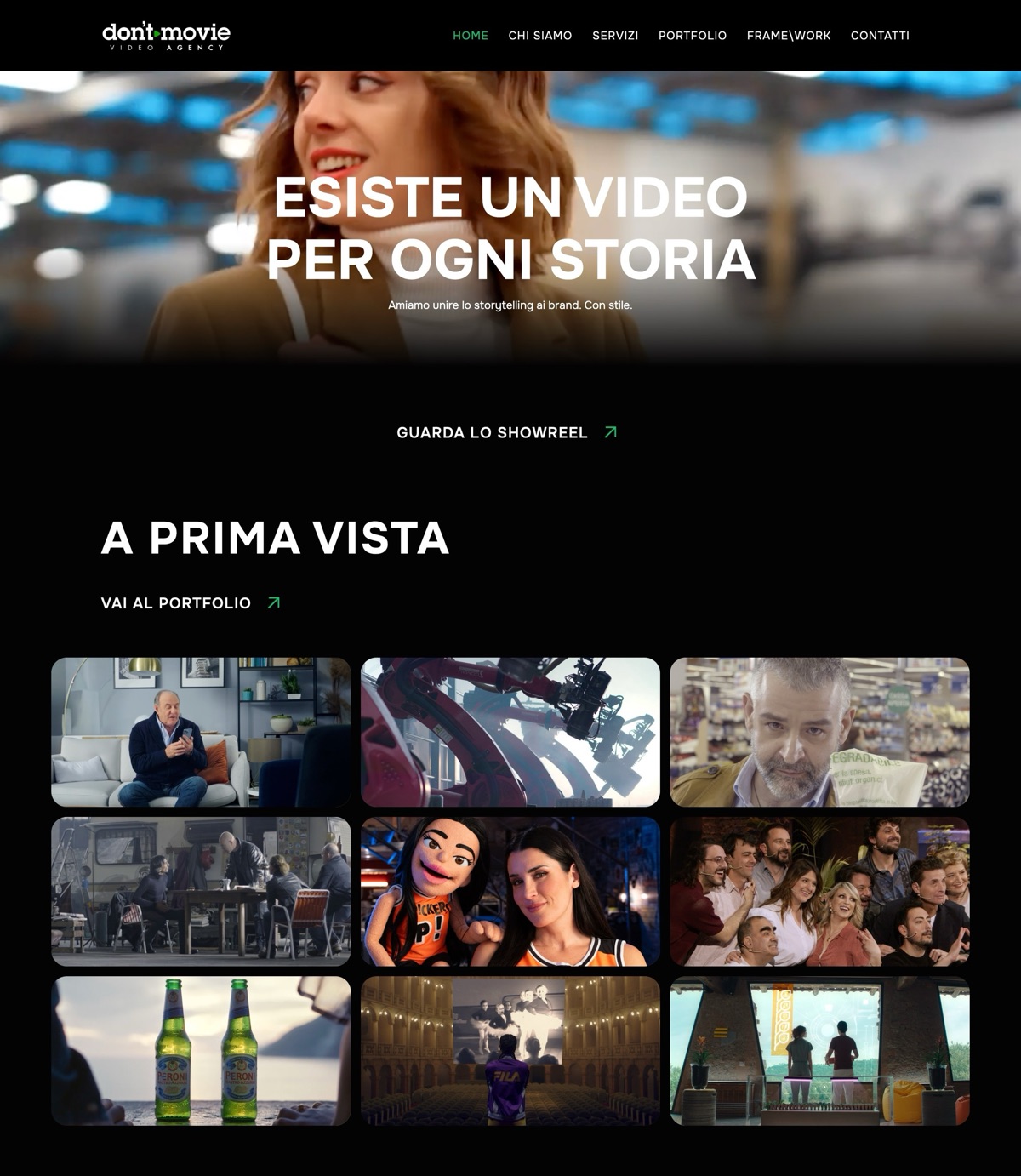 Nuovo sito Don't Movie realizzato con consulenza Deep Marketing