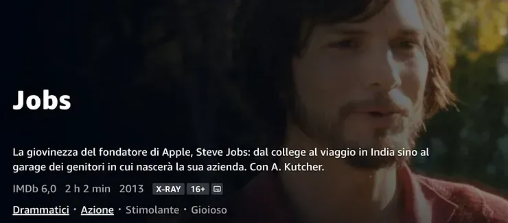 Jobs movie poster with Ashton Kutcher, Steve Jobs biography